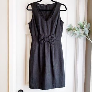 Maurices Black Sleeveless Bow-Accent Midi Dress